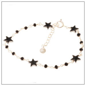 Star bracelet m/hæmatit stjerne sølv 925